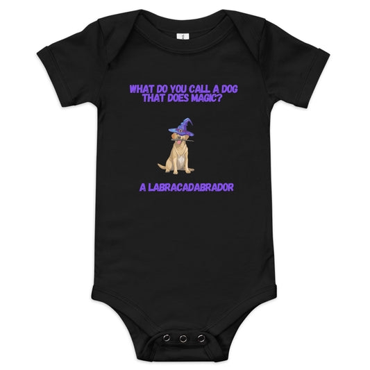 Baby short sleeve one piece - Whos Your Dad Tee