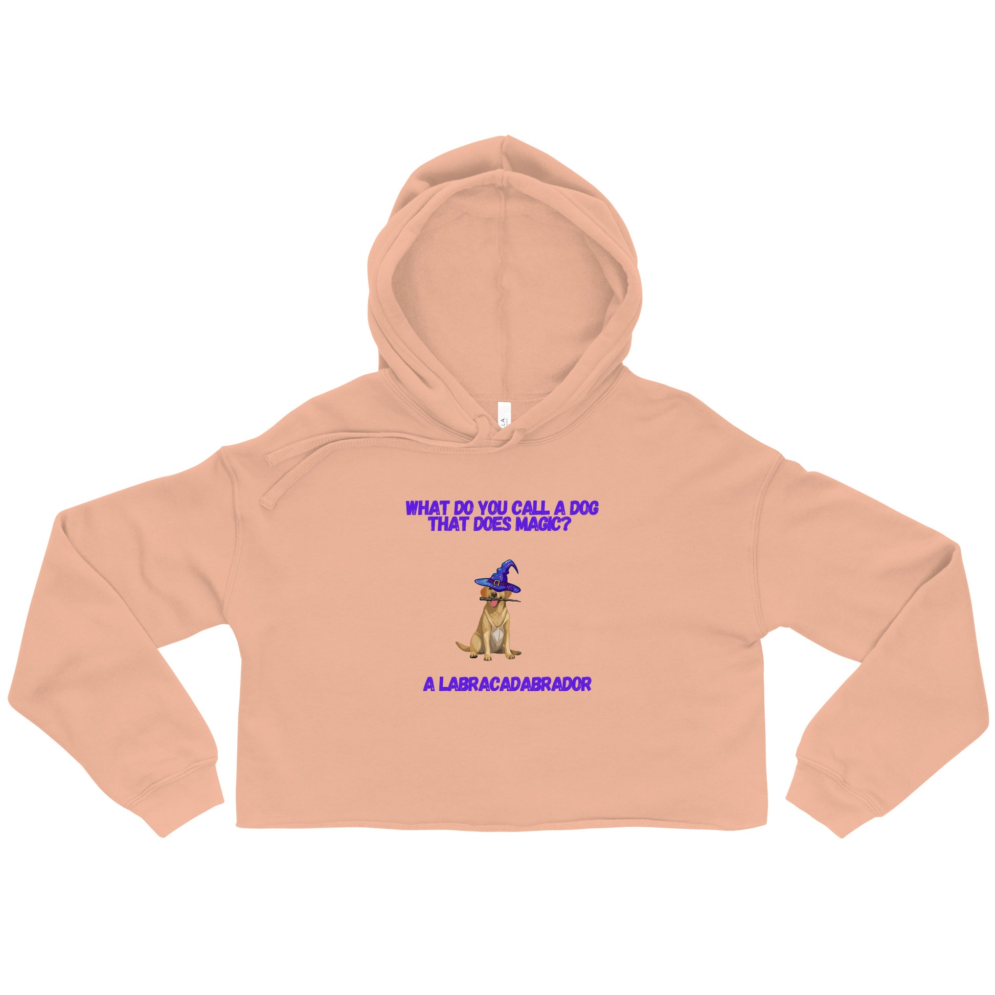 Magic Dog Crop Hoodie - Whos Your Dad Tee